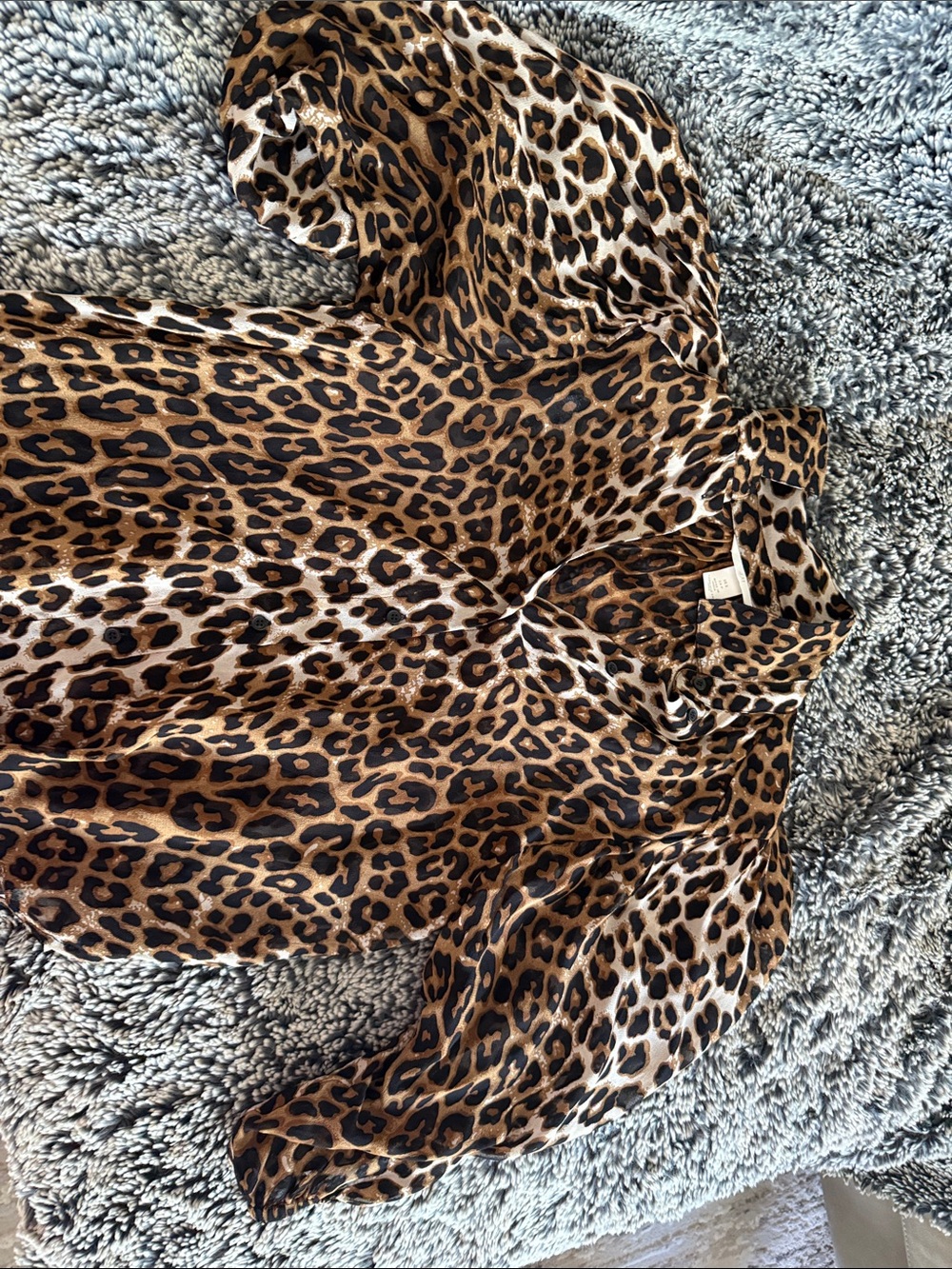 Leopard-print lightweight jacket